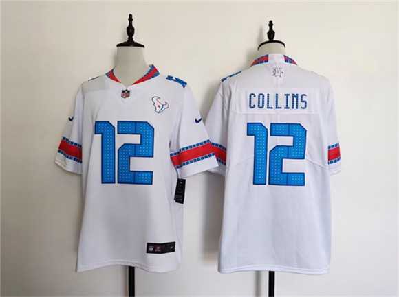 Men%27s Houston Texans #12 Nico Collins White 2026 Rivalries Collection Limited Stitched Jersey->indianapolis colts->NFL Jersey