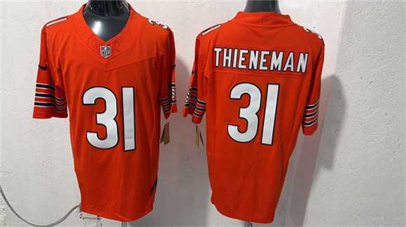 Men%27s Chicago Bears #31 Dillon Thieneman Orange 2026 F.U.S.E. Vapor Untouchable Limited Stitched Jersey->chicago bears->NFL Jersey