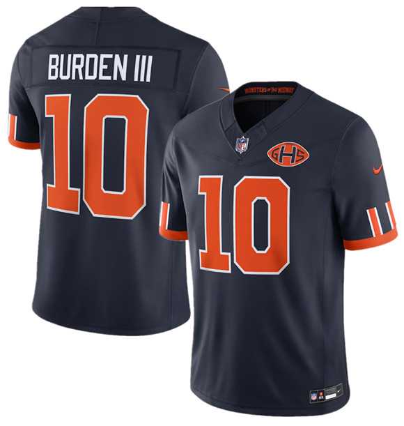 Men%27s Chicago Bears #10 Luther Burden III Navy 2026 F.U.S.E. Rivalries Collection Limited Stitched Jersey Dzhi->chicago bears->NFL Jersey