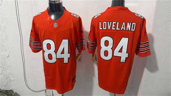 Men%27s Chicago Bears #84 Colston Loveland Orange 2026 F.U.S.E. Vapor Untouchable Limited Stitched Jersey->chicago bears->NFL Jersey