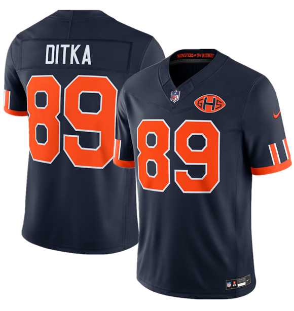 Men%27s Chicago Bears #89 Mike Ditka Navy 2026 F.U.S.E. Rivalries Collection Limited Stitched Jersey Dzhi->cleveland browns->NFL Jersey