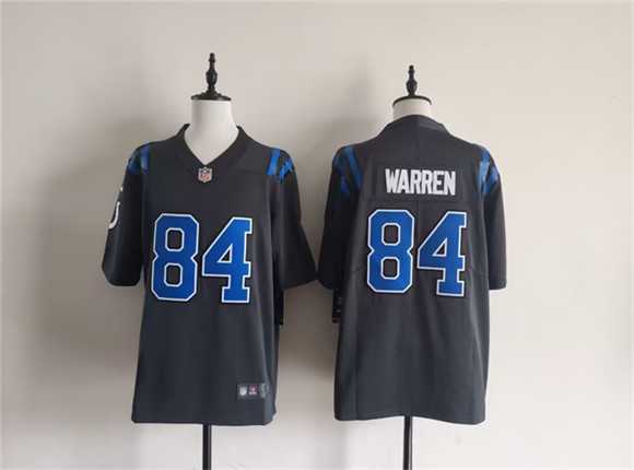 Men%27s Indianapolis Colts #84 Tyler Warren Dark Gray 2026 Rivalries Collection Limited Stitched Jersey->tennessee titans->NFL Jersey