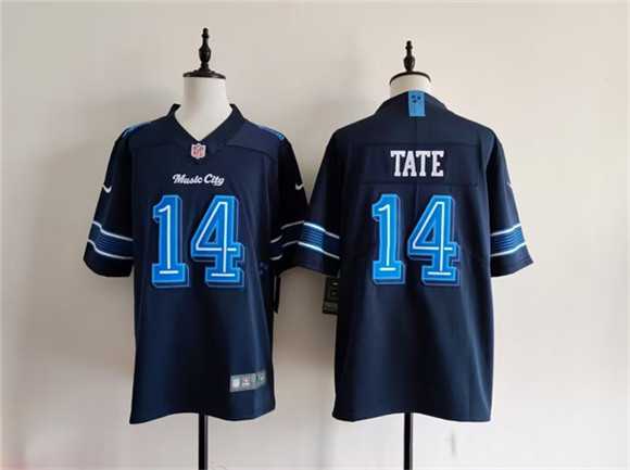 Men%27s Tennessee Titans #14 Carnell Tate Navy 2026 %27Music City%27 Rivalries Collection Limited Stitched Jersey->tennessee titans->NFL Jersey