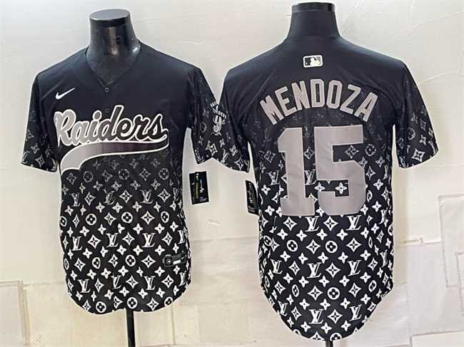 Mens Las Vegas Raiders #15 Fernando Mendoza Black Vapor Limited Stitched Baseball Jersey Dzhi->las vegas raiders->NFL Jersey