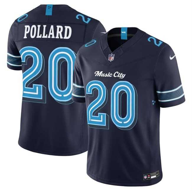Men%27s Tennessee Titans #20 Tony Pollard Navy 2026 F.U.S.E. %27Music City%27 Rivalries Collection Limited Stitched Jersey Dzhi->tennessee titans->NFL Jersey