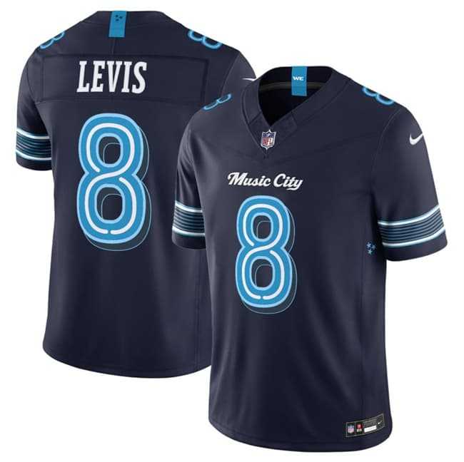 Men%27s Tennessee Titans #8 Will Levis Navy 2026 F.U.S.E. %27Music City%27 Rivalries Collection Limited Stitched Jersey Dzhi->tennessee titans->NFL Jersey