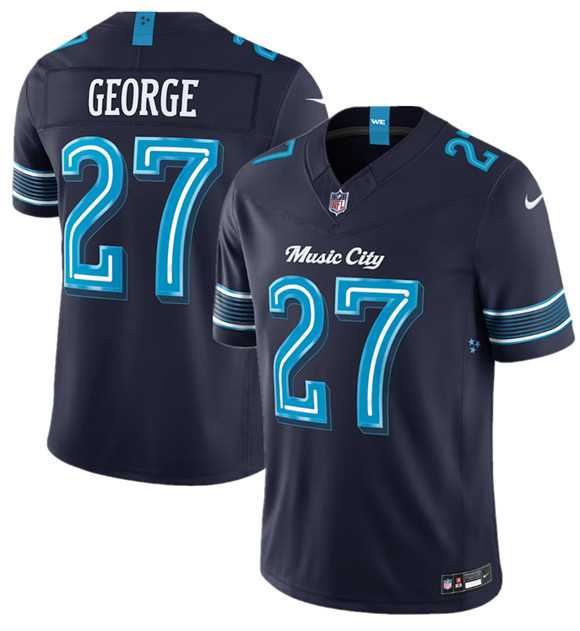 Men%27s Tennessee Titans #27 Eddie George Navy 2026 F.U.S.E. %27Music City%27 Rivalries Collection Limited Stitched Jersey Dzhi->washington commanders->NFL Jersey
