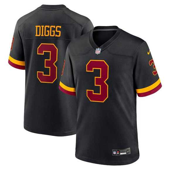 Men%27s Washington Commanders #3 Stefon Diggs Black 2026 Vapor Limited Stitched Jersey Dzhi->cleveland browns->NFL Jersey