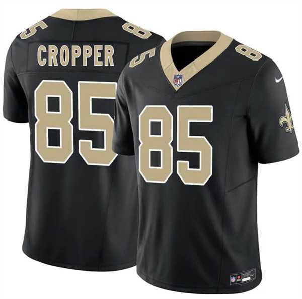 Men%27s New Orleans Saints #85 Jalen Cropper Black 2026 F.U.S.E. Vapor Limited Stitched Jersey->philadelphia eagles->NFL Jersey