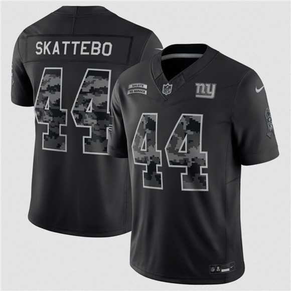 Men%27s New York Giants #44 Cam Skattebo Black F.U.S.E. 2026 Salute to Service Limited Stitched Jersey->new york giants->NFL Jersey