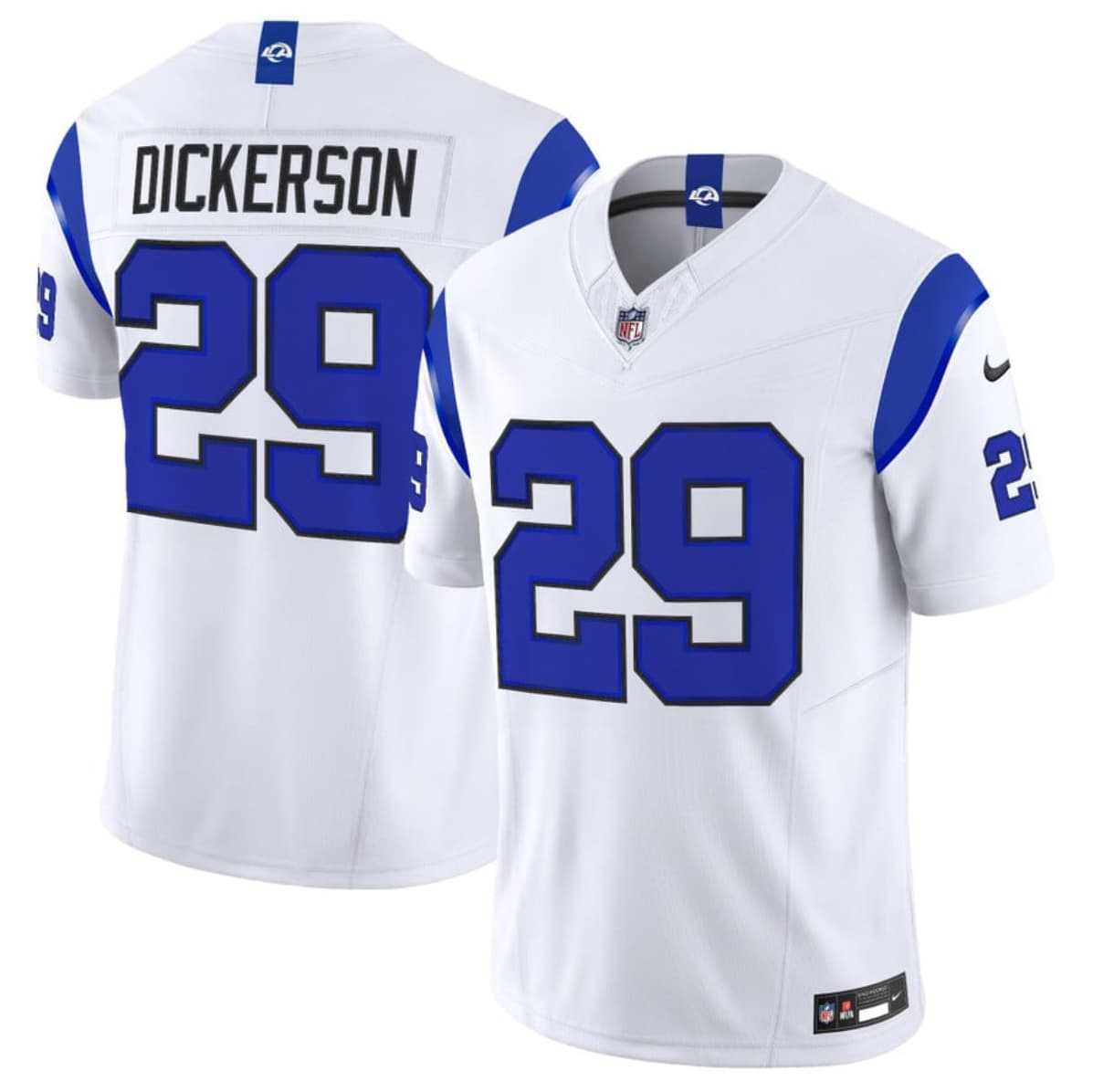 Men%27s Los Angeles Rams #29 Eric Dickerson White 2026 F.U.S.E. Vapor Limited Stitched Jersey Dzhi->los angeles rams->NFL Jersey