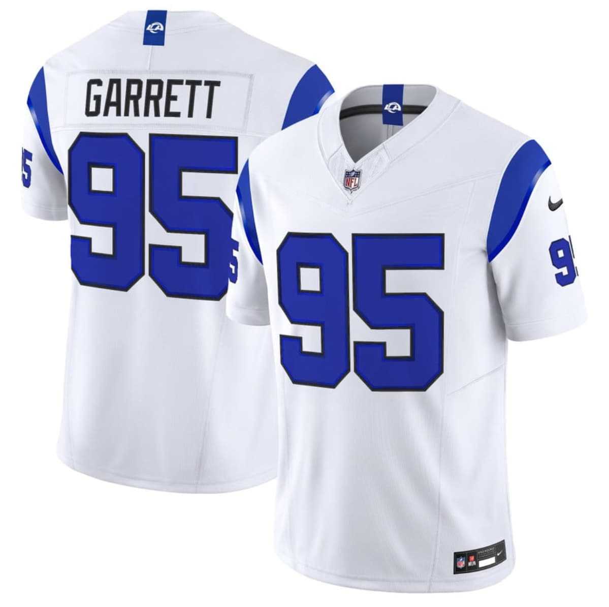 Men%27s Los Angeles Rams #95 Myles Garrett White 2026 F.U.S.E. Vapor Limited Stitched Jersey Dzhi->los angeles rams->NFL Jersey