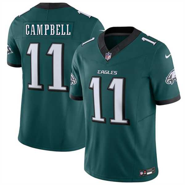 Men%27s Philadelphia Eagles #11 Jihaad Campbell Green 2026 F.U.S.E. Vapor Untouchable Limited Stitched Jersey->pittsburgh steelers->NFL Jersey