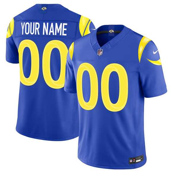 Men%27s Los Angeles Rams Active Player Custom Royal 2026 F.U.S.E. Vapor Limited Football Stitched Jersey->customized nfl jersey->Custom Jersey