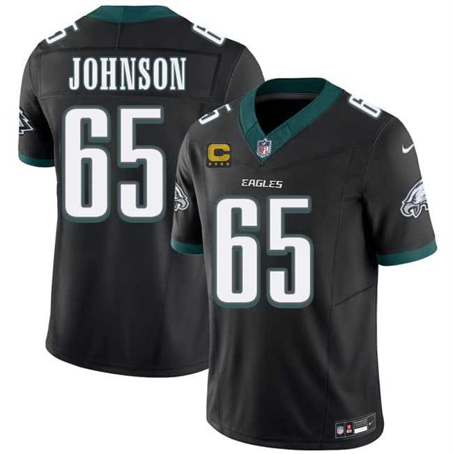 Men%27s Philadelphia Eagles #65 Lane Johnson Black 2026 F.U.S.E. 4-Star C Patch Vapor Untouchable Throwback Limited Stitched Jersey Dzhi->philadelphia eagles->NFL Jersey