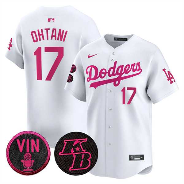 Men%27s Los Angeles Dodgers #17 Shohei Ohtani White 2026 Mother%27s Day Vapor Premier Limited Stitched Jersey Dzhi->los angeles dodgers->MLB Jersey