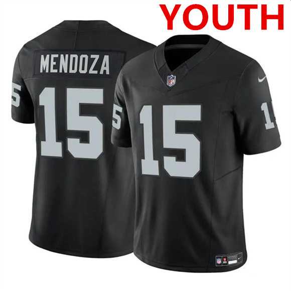 Youth Las Vegas Raiders #15 Fernando Mendoza Black F.U.S.E. Vapor Untouchable Limited Stitched Jersey->arizona cardinals->NFL Jersey
