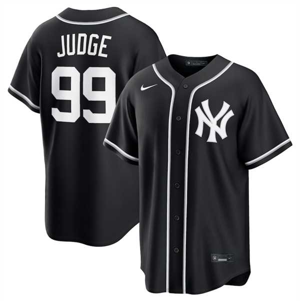 Men%27s New York Yankees #99 Aaron Judge Black Out Stitched Jersey Dzhi->new york mets->MLB Jersey