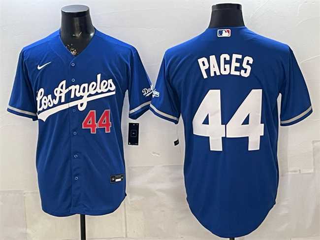 Men%27s Los Angeles Dodgers #44 Andy Pages Royal Alternate Stadium Stitched Jersey->los angeles dodgers->MLB Jersey