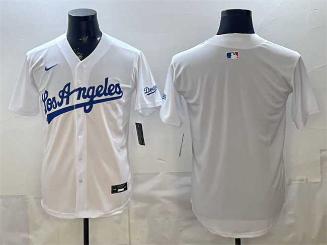 Men%27s Los Angeles Dodgers Blank White Alternate Stadium Stitched Jersey->philadelphia phillies->MLB Jersey