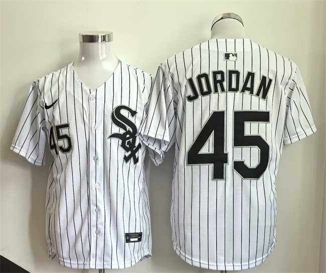 Mens Chicago White Sox #45 Michael Jordan White Limited Stitched Jersey->chicago white sox->MLB Jersey