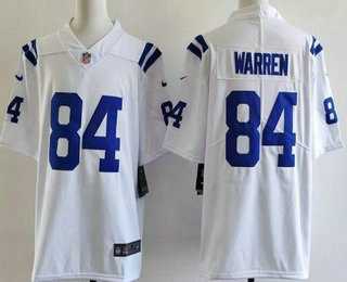 Youth Indianapolis Colts #84 Tyler Warren Limited White Vapor Jersey->arizona cardinals->NFL Jersey