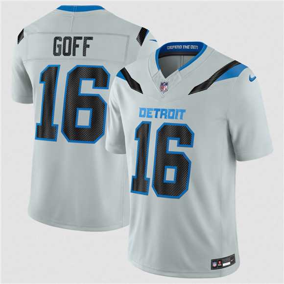 Youth Detroit Lions #16 Jared Goff Silver 2026 F.U.S.E. Rivalries Collection Limited Stitched Jersey Dzhi->detroit lions->NFL Jersey