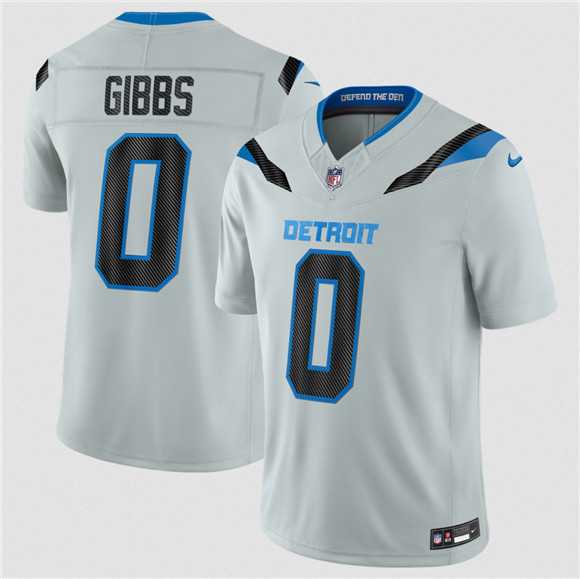 Youth Detroit Lions #0 Jahmyr Gibbs Silver 2026 F.U.S.E. Rivalries Collection Limited Stitched Jersey Dzhi->chicago bears->NFL Jersey