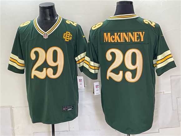 Men%27s Green Bay Packers #29 Xavier McKinney Dark Green 2026 Rivalries Collection Limited Stitched Game Jersey->green bay packers->NFL Jersey