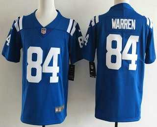 Youth Indianapolis Colts #84 Tyler Warren Limited Blue Vapor Jersey->arizona cardinals->NFL Jersey