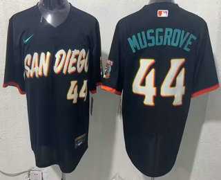 Men%27s San Diego Padres #44 Joe Musgrove Black 2026 City Connect Stadium Jersey->san francisco giants->MLB Jersey