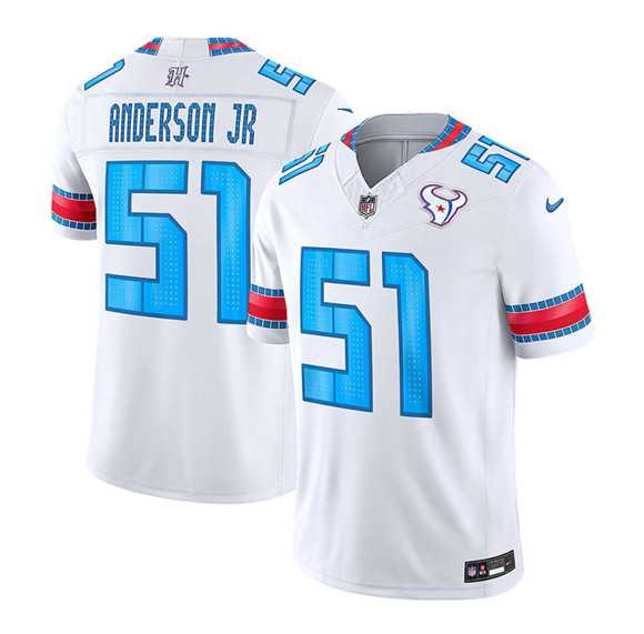 Youth Houston Texans #51 Will Anderson Jr. White 2026 F.U.S.E. Rivalries Collection Limited Stitched Jersey Dzhi->indianapolis colts->NFL Jersey