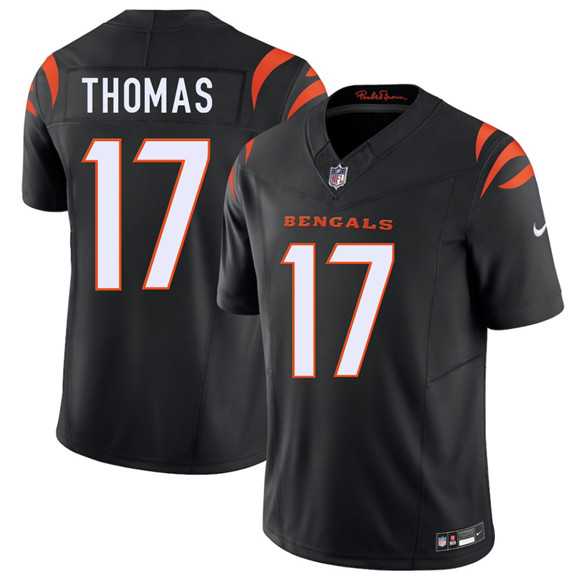 Mens Cincinnati Bengals #17 Noah Thomas Black 2026 Draft F.U.S.E. Vapor Untouchable Limited Stitched Jersey->cincinnati bengals->NFL Jersey