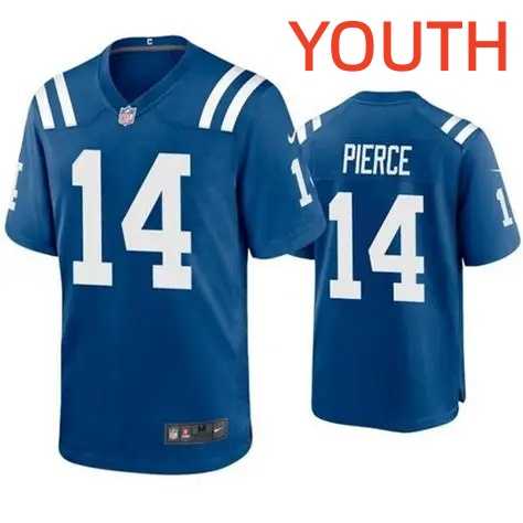 Youth Indianapolis Colts #14 Alec Pierce Limited Royal Vapor Jersey Dzhi->customized customized jerseys->Custom Jersey