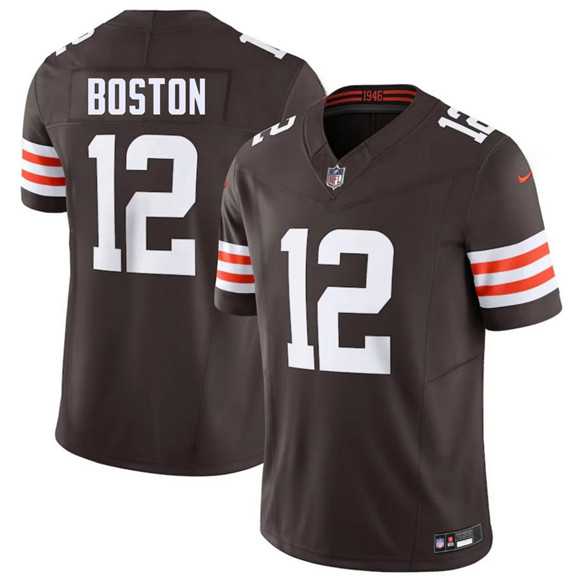 Men%27s Cleveland Browns #12 Denzel Boston Brown 2026 Draft F.U.S.E. Vapor Limited Stitched Jersey->cincinnati bengals->NFL Jersey