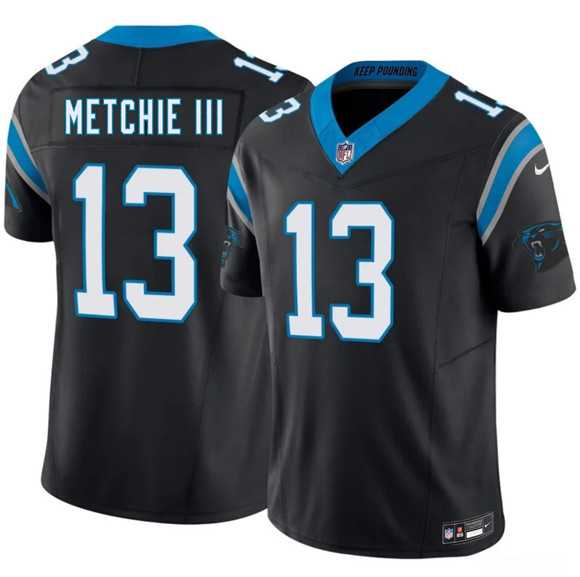 Men%27s Carolina Panthers #13 John Metchie III Black 2026 F.U.S.E. Vapor Limited Stitched Jersey->buffalo bills->NFL Jersey