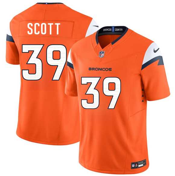 Mens Denver Broncos #39 Miles Scott Orange 2026 Draft F.U.S.E. Vapor Limited Stitched Jersey->denver broncos->NFL Jersey
