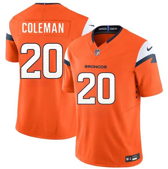 Men%27s Denver Broncos #20 Jonah Coleman Orange 2026 Draft F.U.S.E. Vapor Limited Stitched Jersey->dallas cowboys->NFL Jersey