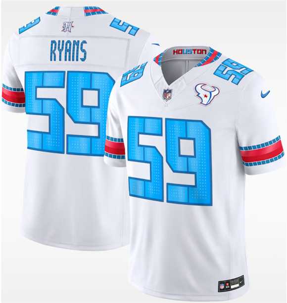 Men%27s Houston Texans #59 DeMeco Ryans White 2026 F.U.S.E. Rivalries Collection Limited Stitched Jersey Dzhi->houston texans->NFL Jersey