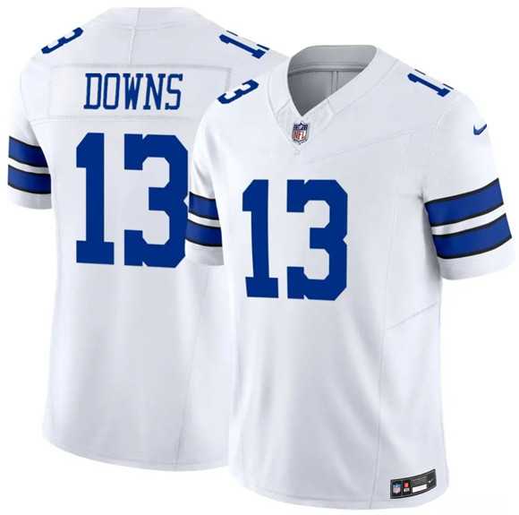 Mens Dallas Cowboys #13 Caleb Downs White 2026 Draft F.U.S.E Vapor Untouchable Limited Stitched Jersey->dallas cowboys->NFL Jersey