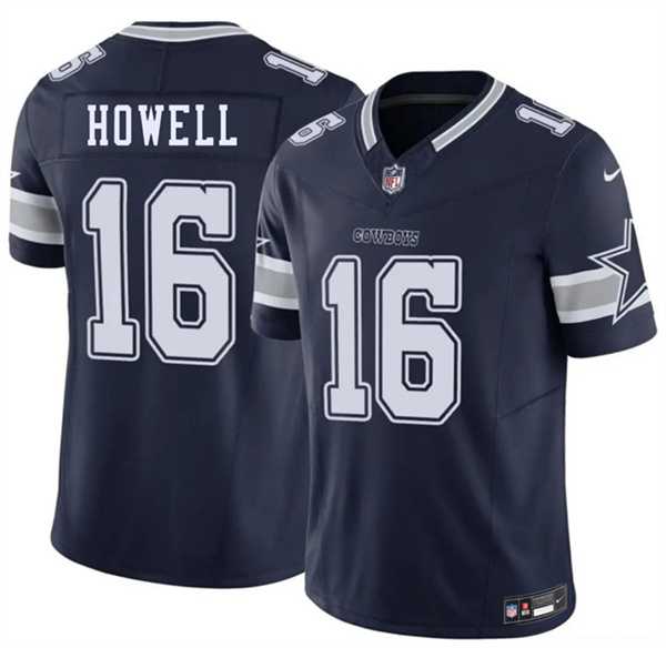 Mens Dallas Cowboys #16 Sam Howell Navy 2026 F.U.S.E. Vapor Untouchable Limited Stitched Jersey->dallas cowboys->NFL Jersey