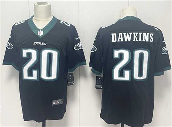 Mens Philadelphia Eagles #20 Brian Dawkins Black 2024 New Vapor Untouchable Limited Stitched Jersey->philadelphia eagles->NFL Jersey