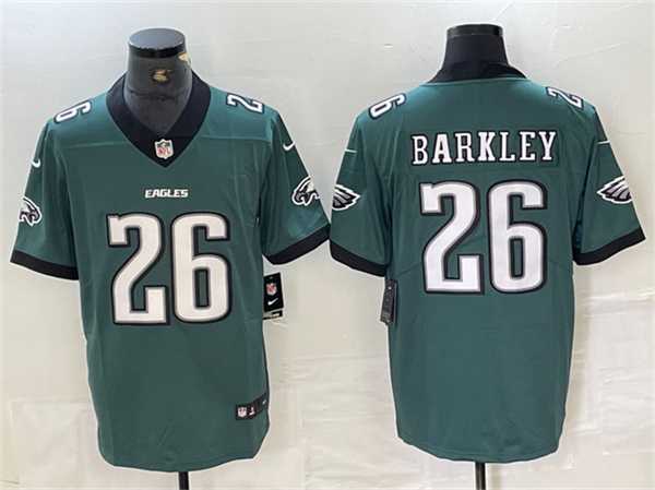 Mens Philadelphia Eagles #26 Saquon Barkley Green 2024 New Vapor Untouchable Limited Stitched Jersey->philadelphia eagles->NFL Jersey