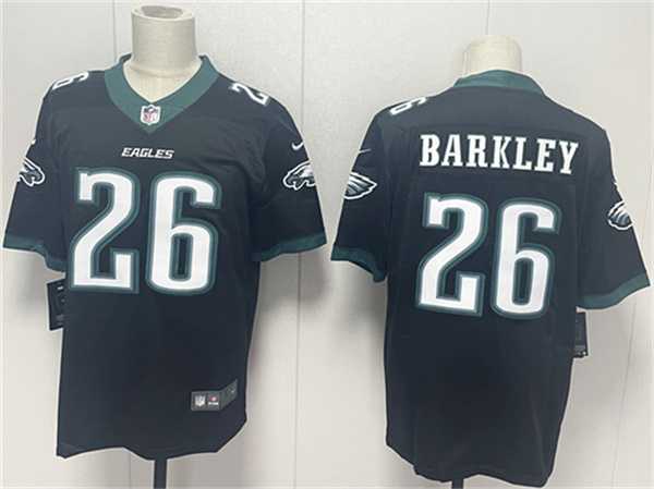 Mens Philadelphia Eagles #26 Saquon Barkley Black 2024 New Vapor Untouchable Limited Stitched Jersey->philadelphia eagles->NFL Jersey