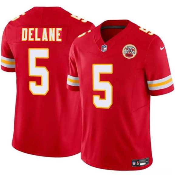 Mens Kansas City Chiefs #5 Mansoor Delane Red 2026 Draft F.U.S.E. Vapor Untouchable Limited Stitched Jersey->kansas city chiefs->NFL Jersey