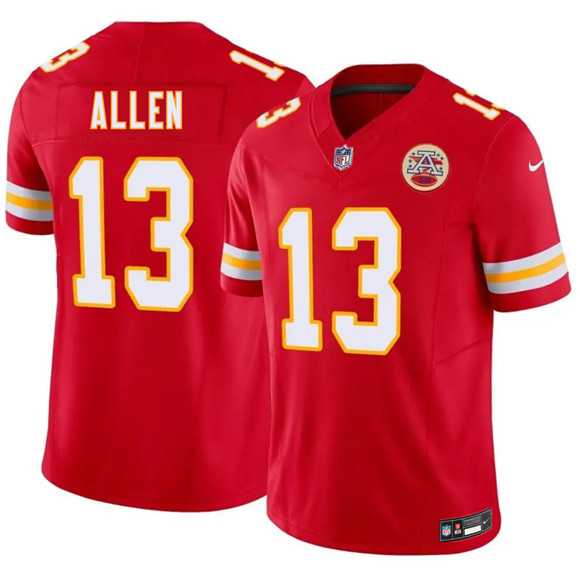 Mens Kansas City Chiefs #13 Cyrus Allen Red 2026 Draft F.U.S.E. Vapor Untouchable Limited Stitched Jersey->kansas city chiefs->NFL Jersey