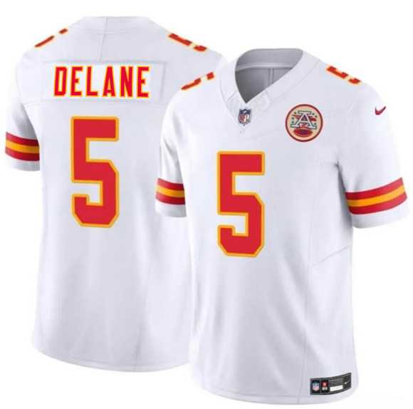 Mens Kansas City Chiefs #5 Mansoor Delane White 2026 Draft F.U.S.E. Vapor Untouchable Limited Stitched Jersey->kansas city chiefs->NFL Jersey