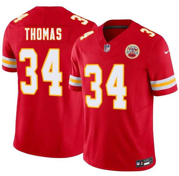 Mens Kansas City Chiefs #34 Mason Thomas Red 2026 Draft F.U.S.E. Vapor Untouchable Limited Stitched Jersey->kansas city chiefs->NFL Jersey