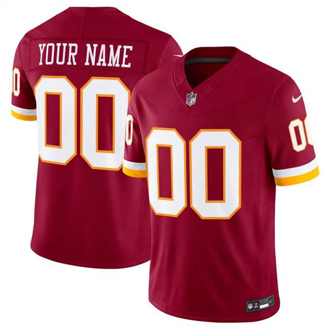 Men%27s Washington Commanders Active Player Custom Burgundy 2026 F.U.S.E. Vapor Limited Stitched Football Jersey->customized nfl jersey->Custom Jersey