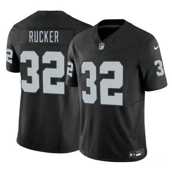 Mens Las Vegas Raiders #32 Corey Rucker Black 2026 Draft F.U.S.E. Vapor Untouchable Limited Stitched Jersey->las vegas raiders->NFL Jersey